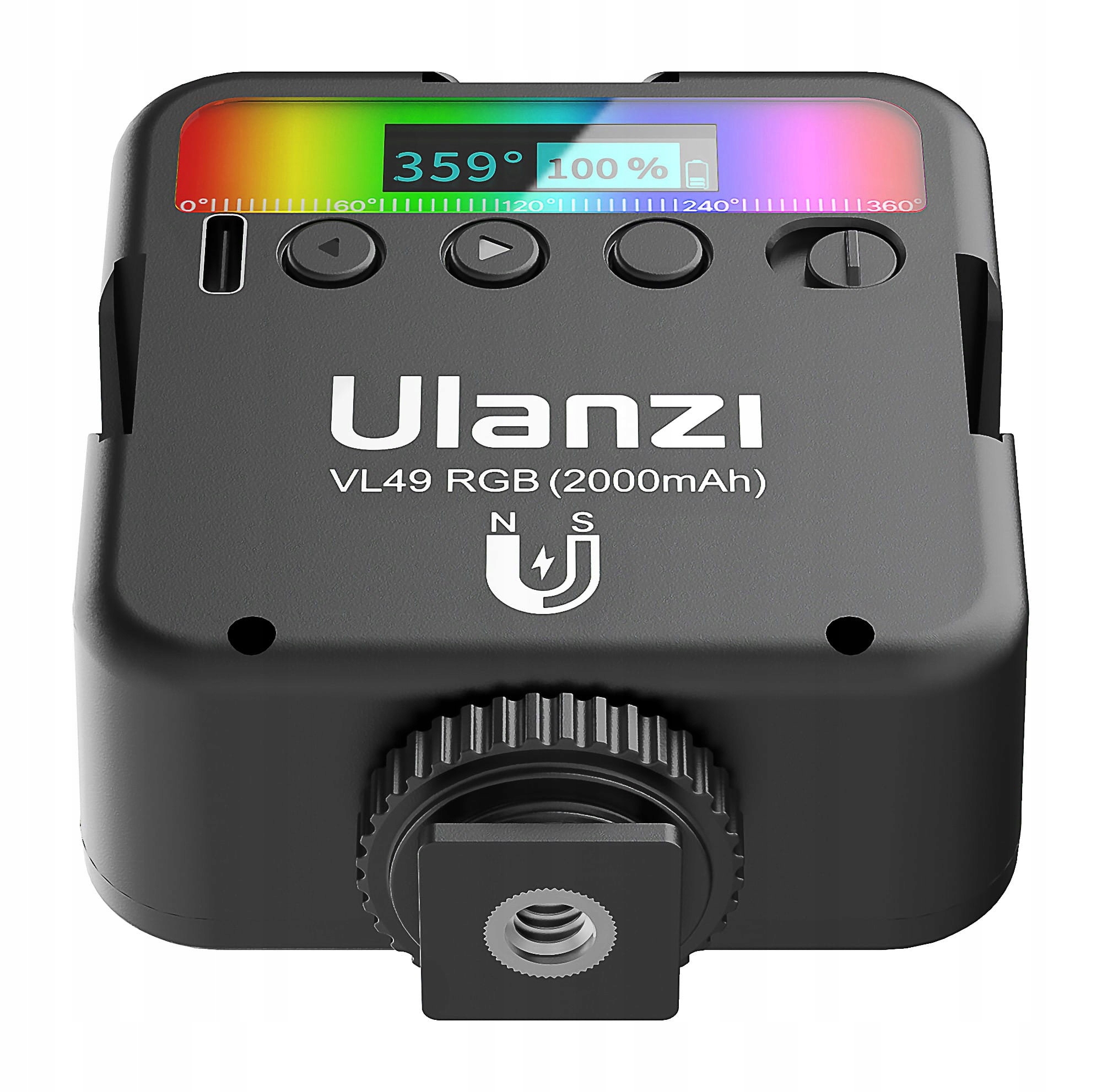 Rgb lampa Led nepřetržité osvětlení 2000 mAh vlog foto Ulanzi VL49