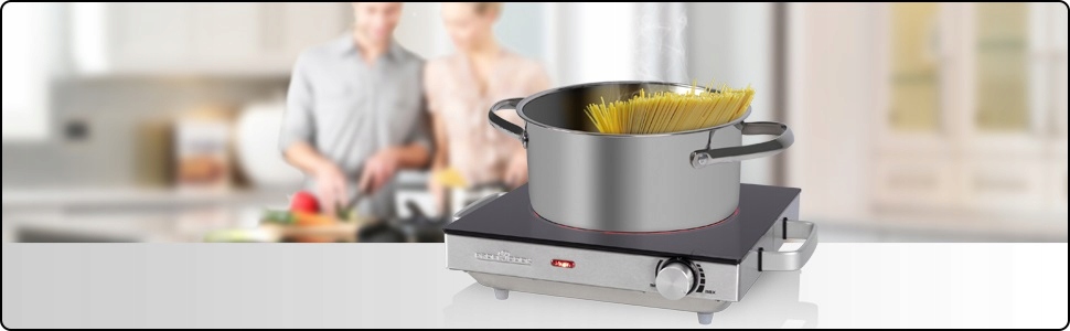 KUCHENKA ELEKTRYCZNA JEDNOPALNIKOWA CERAMICZNA Marka Profi Cook