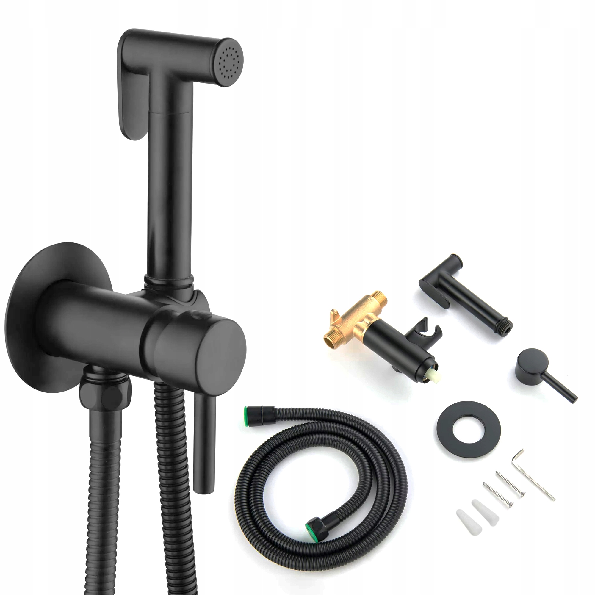 Bidetová Baterie Bidetová Myčka Do Koupelny Regulace Teploty Vody Černá