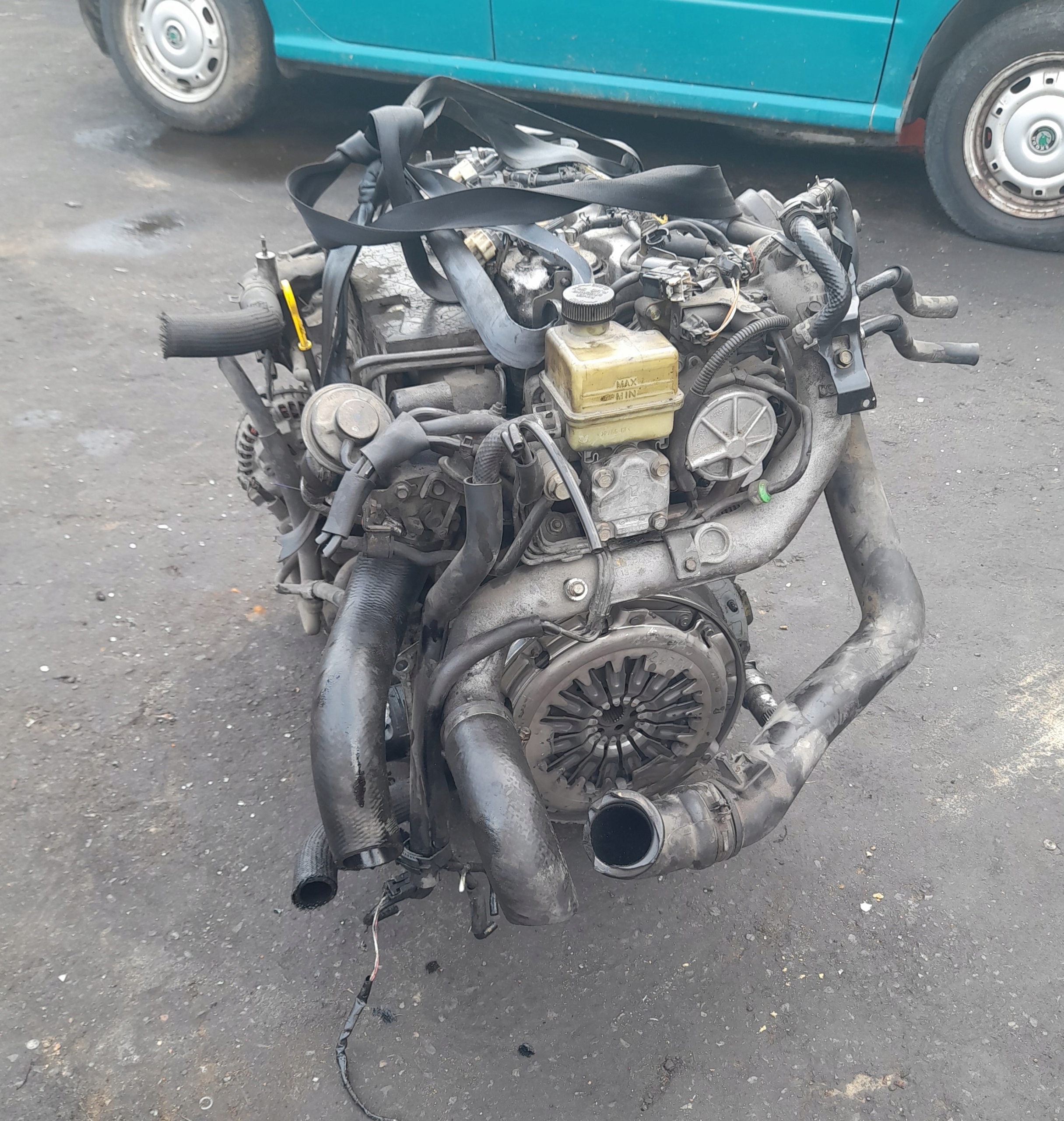 MAZDA 6 И 02-07 r. 2,0 CDTI ДВИГАТЕЛЬ КОМПЛЕКТ