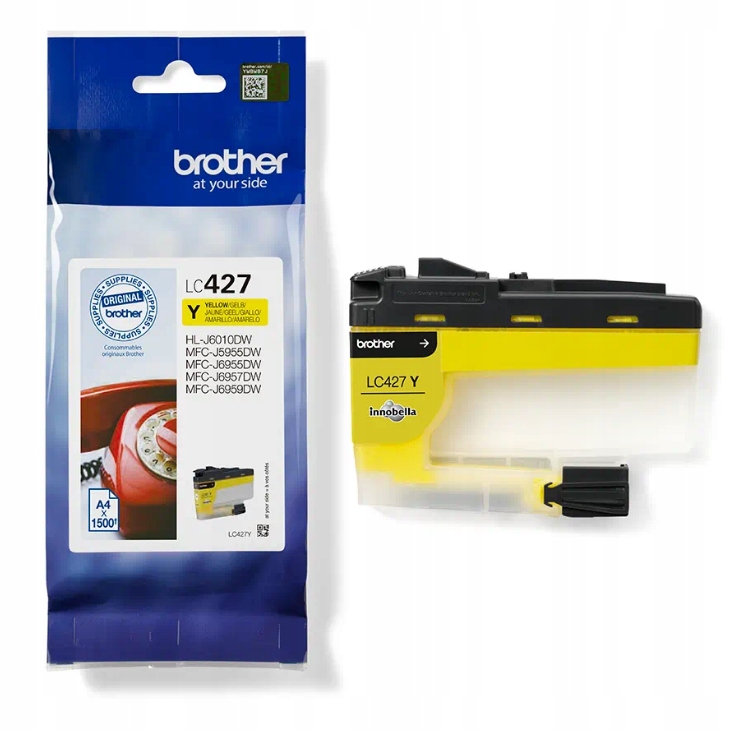 

Tusz Brother LC427Y Yellow 1 500 stron