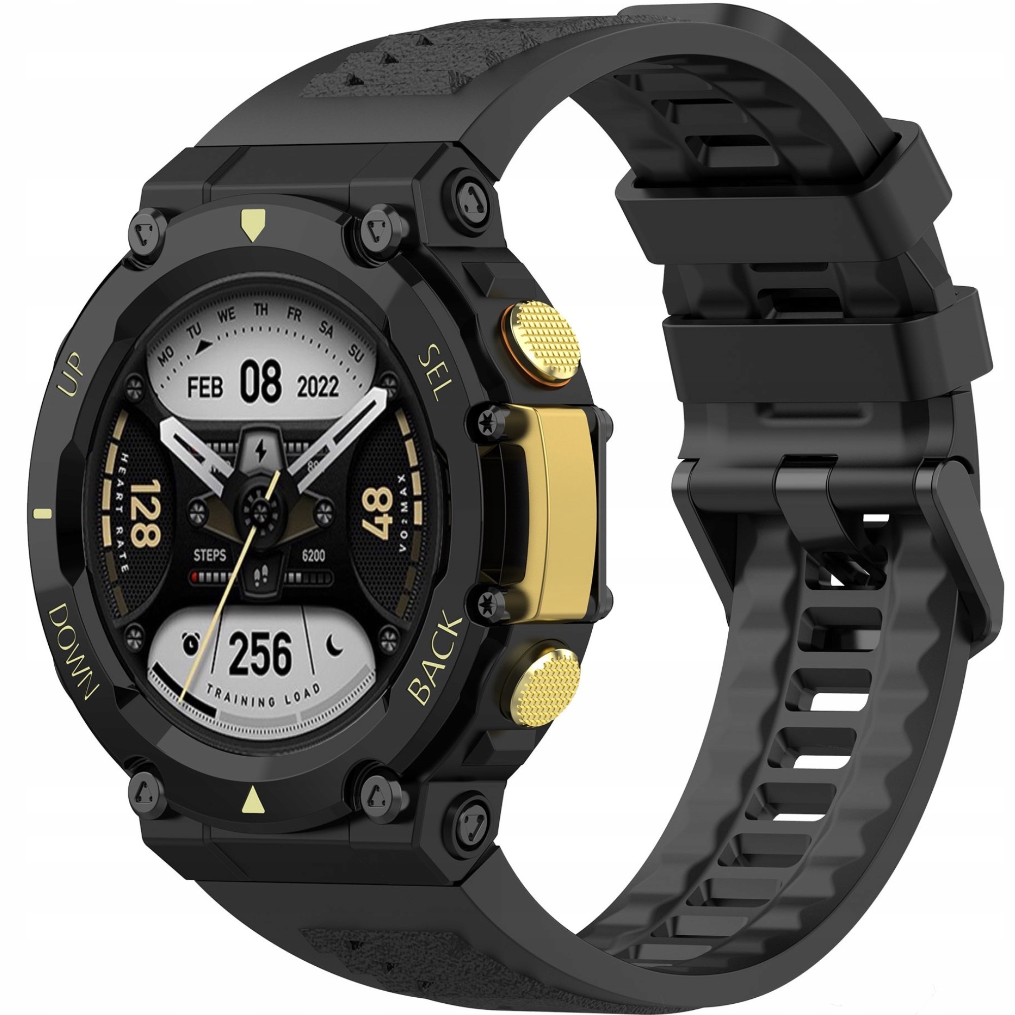 PASEK SILIKONOWY SPORTOWY OPASKA STRAP TREND DO SMARTWATCH AMAZFIT T-REX 2 Szerokość 22 mm