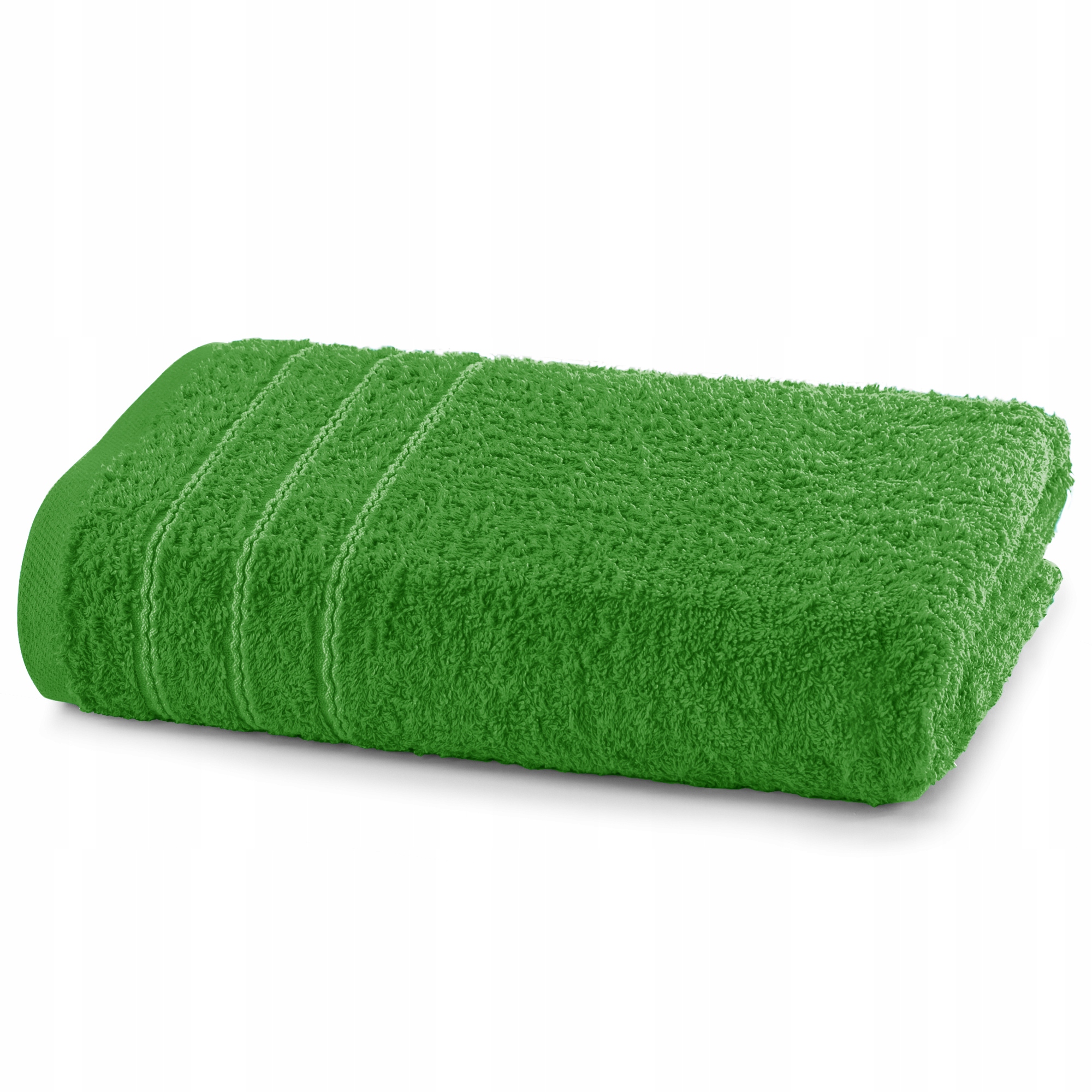 

Gładki miękki bawełniany frotte zielony 70x200 cm