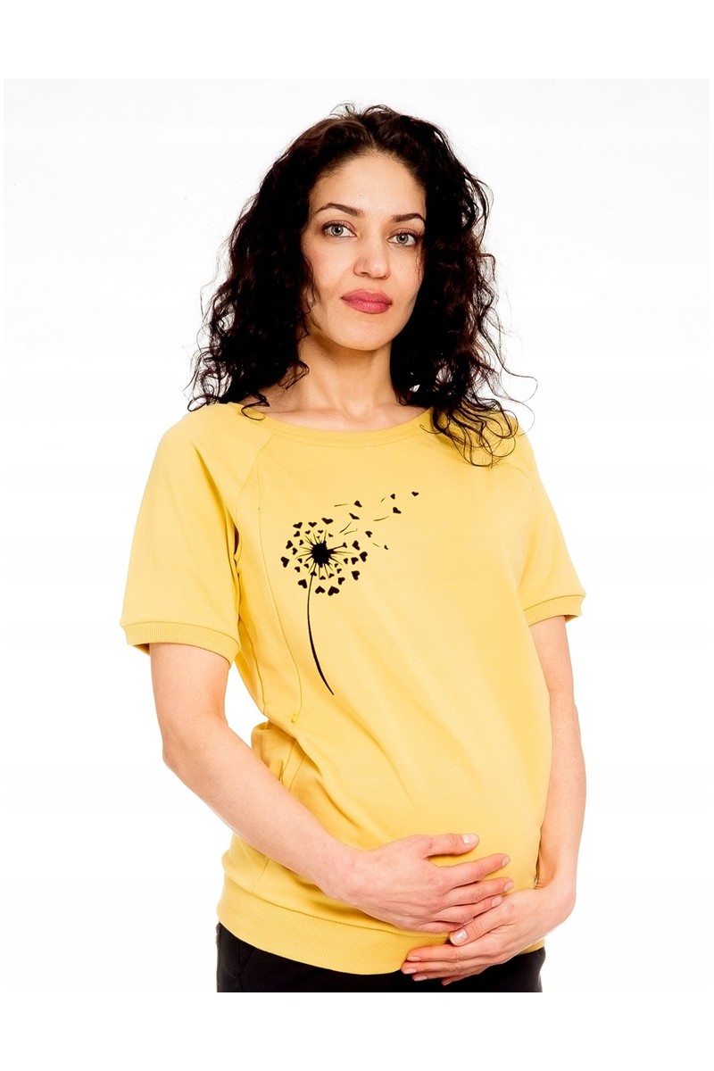 BLUZA CIĄŻOWA I DO KARMIENIA 'DMUCHAWIEC' rozm. XL