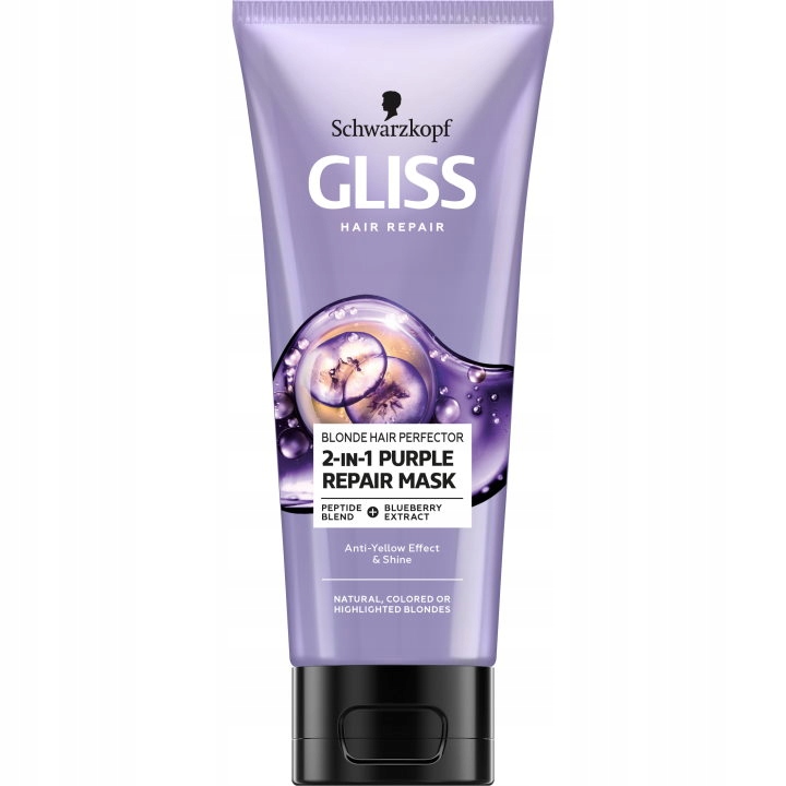 

Gliss Blonde Fioletowa Maska Włosów Blond 250 ml