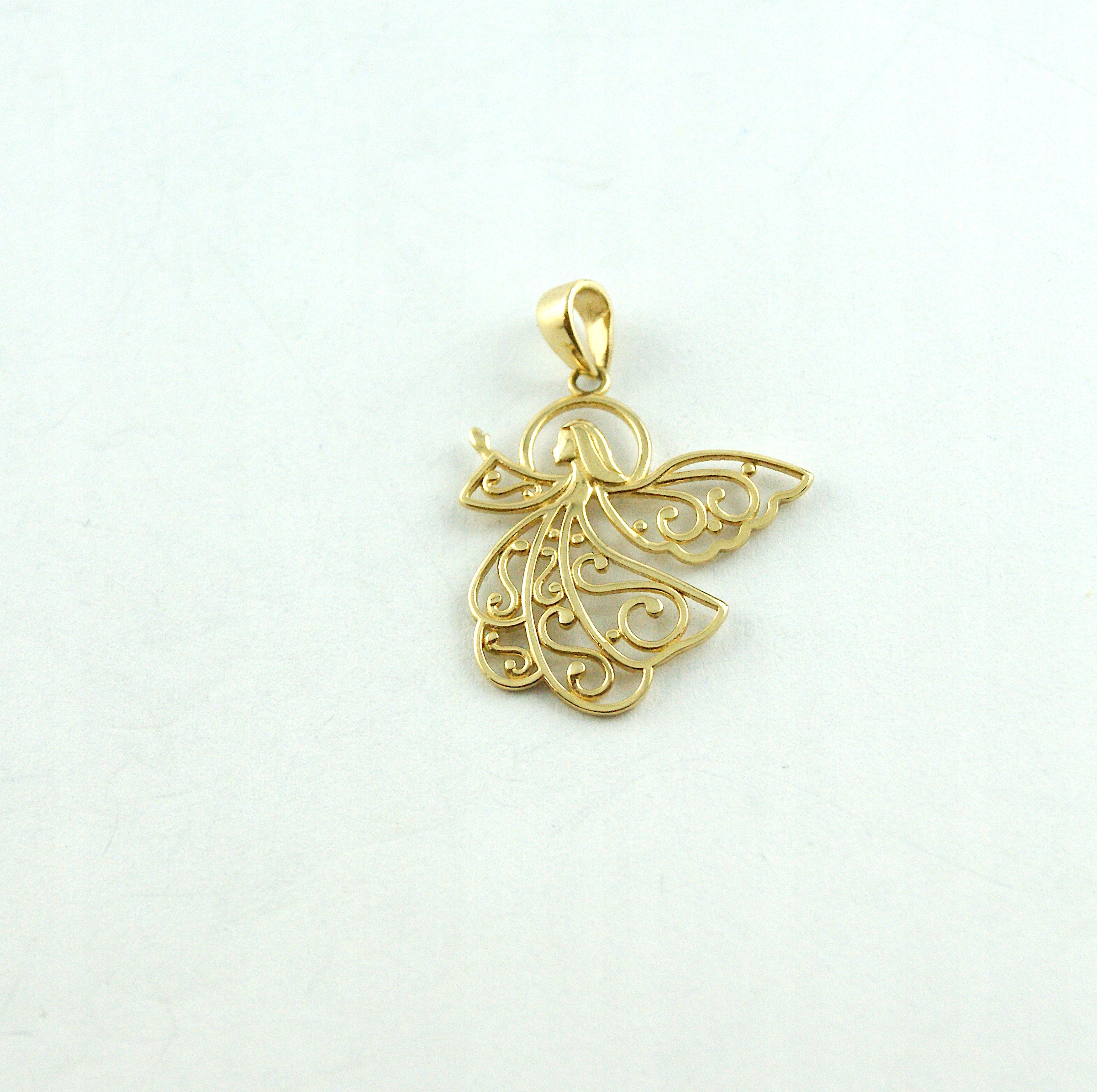 UROCZY ZŁOTY WISIOREK ANIOŁ ANIOŁEK p.585 Marka Inna marka