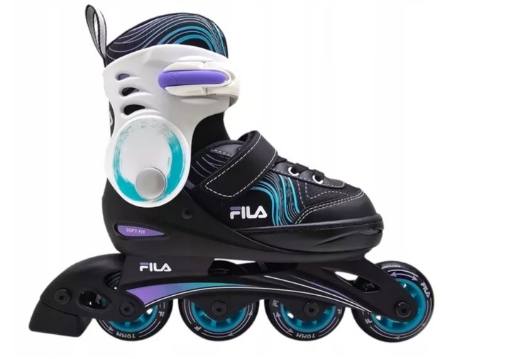 Fila Kolečkové Brusle Junior Sunrise nastavitelné ABEC-5 vel. 30-33 Fialová 034