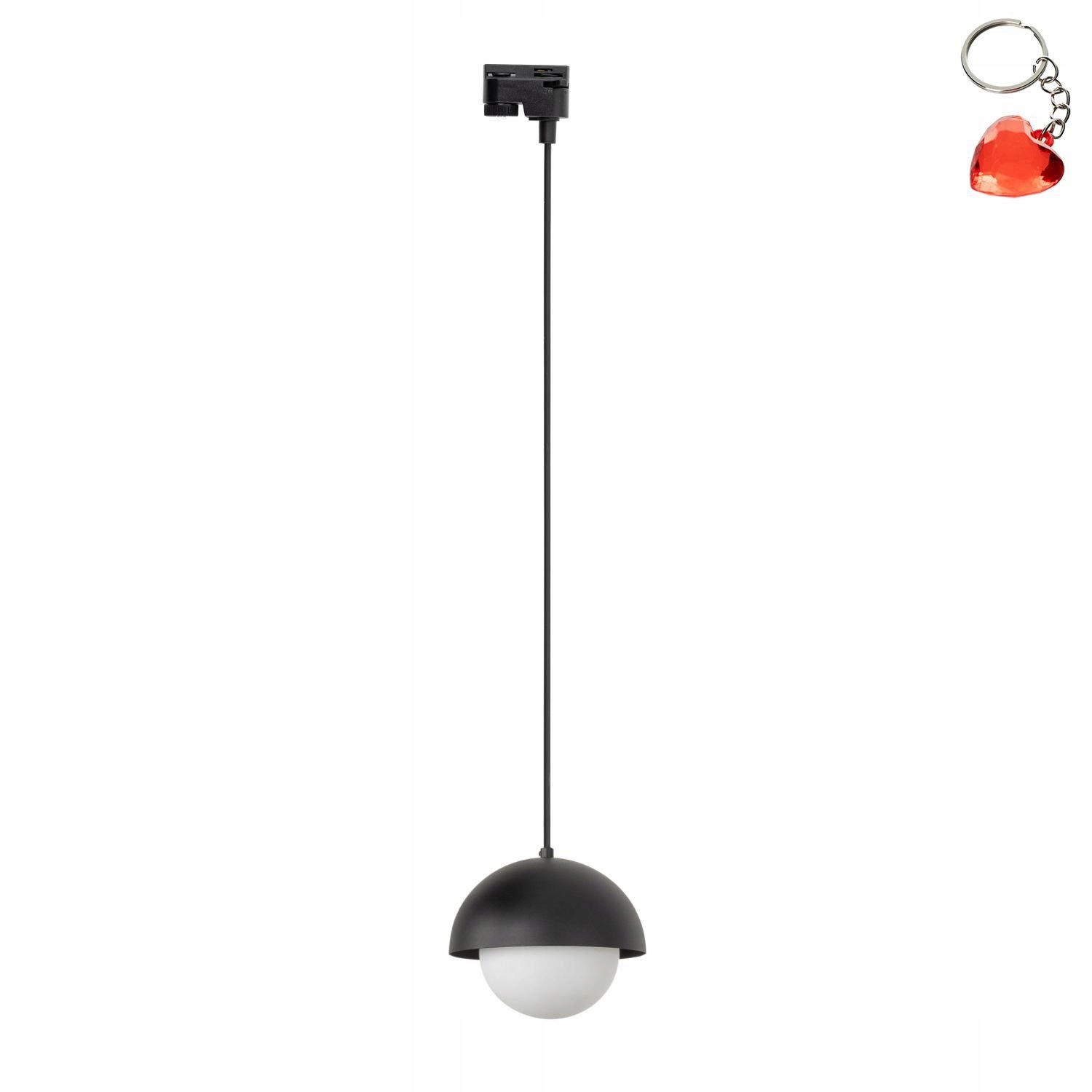 1-fázová závesná koľajnicová lampa Tracer Bono Black 10648 Tk Lighting