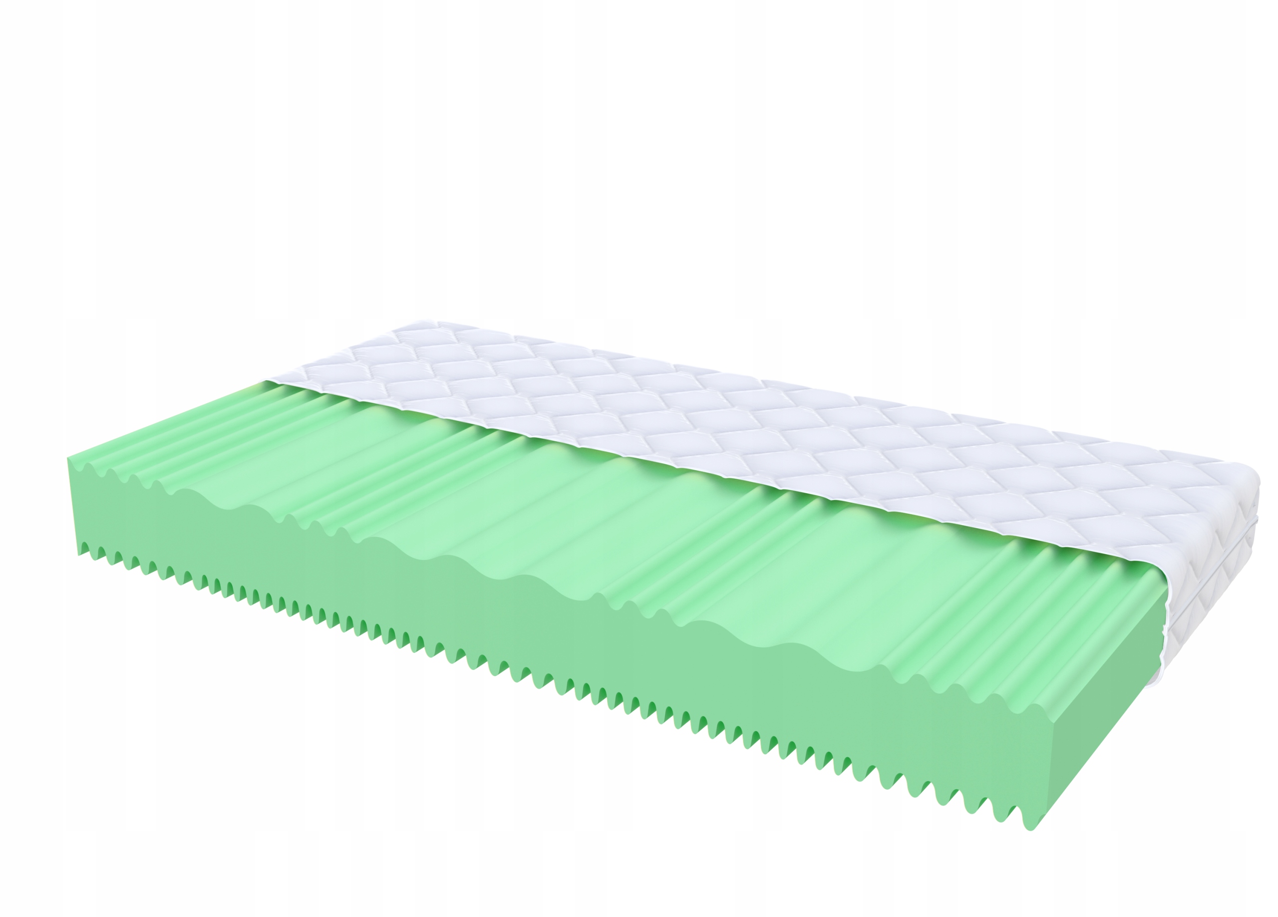 Materac piankowy SOFT 100x200 14 cm H2 miękki