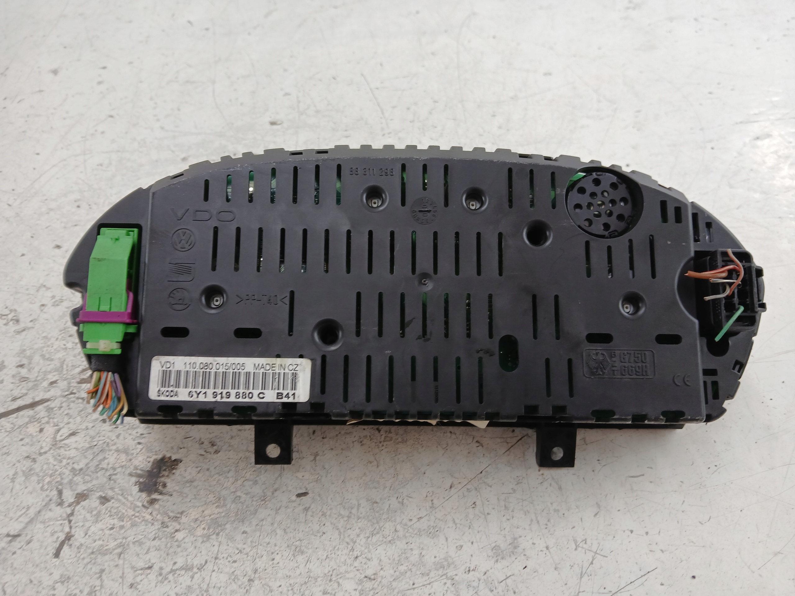 SKODA FABIA and 1.2 dials dials 6Y1919880C