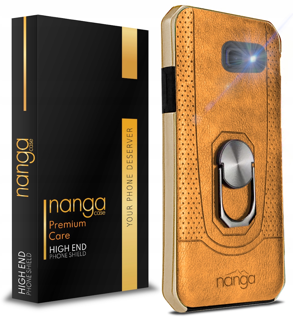 

Etui Pancerne Vintage Ring Do Galaxy J4 Plus Gold