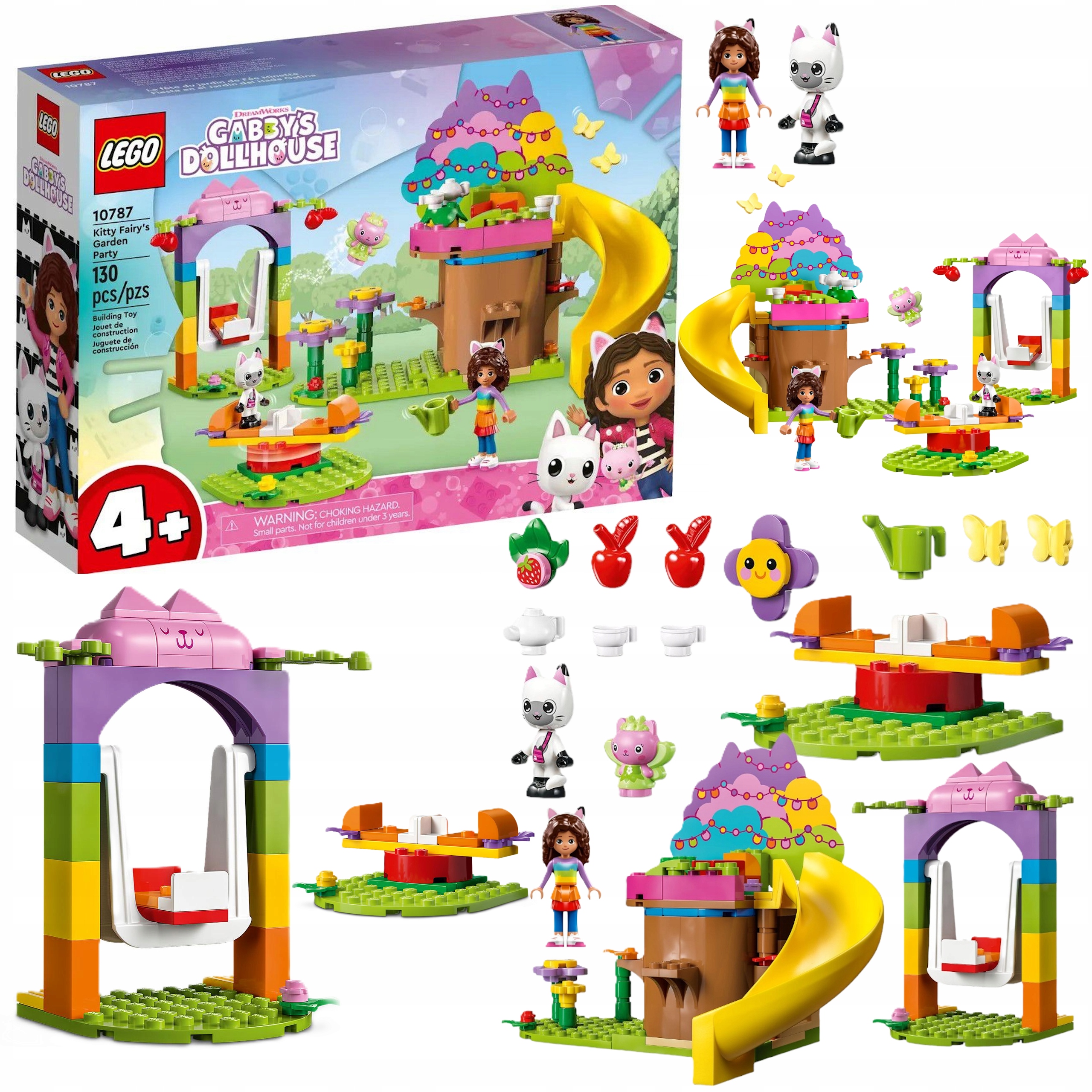 Klocki Lego 10787 Koci Domek Gabi Przyjęcie W Ogrodzie Wróźkici