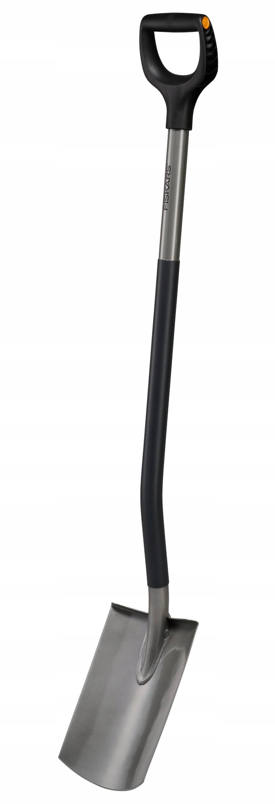 Fiskars Ergonomic Rýč zahradní jednoduchá lopata pro kopání zeminy a kořenů