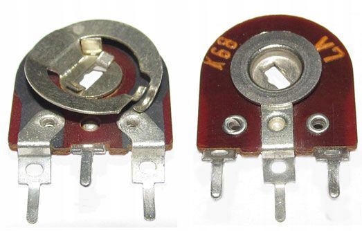 4M7 - TP040, stojanový lakovací trimr, RM=10x5mm