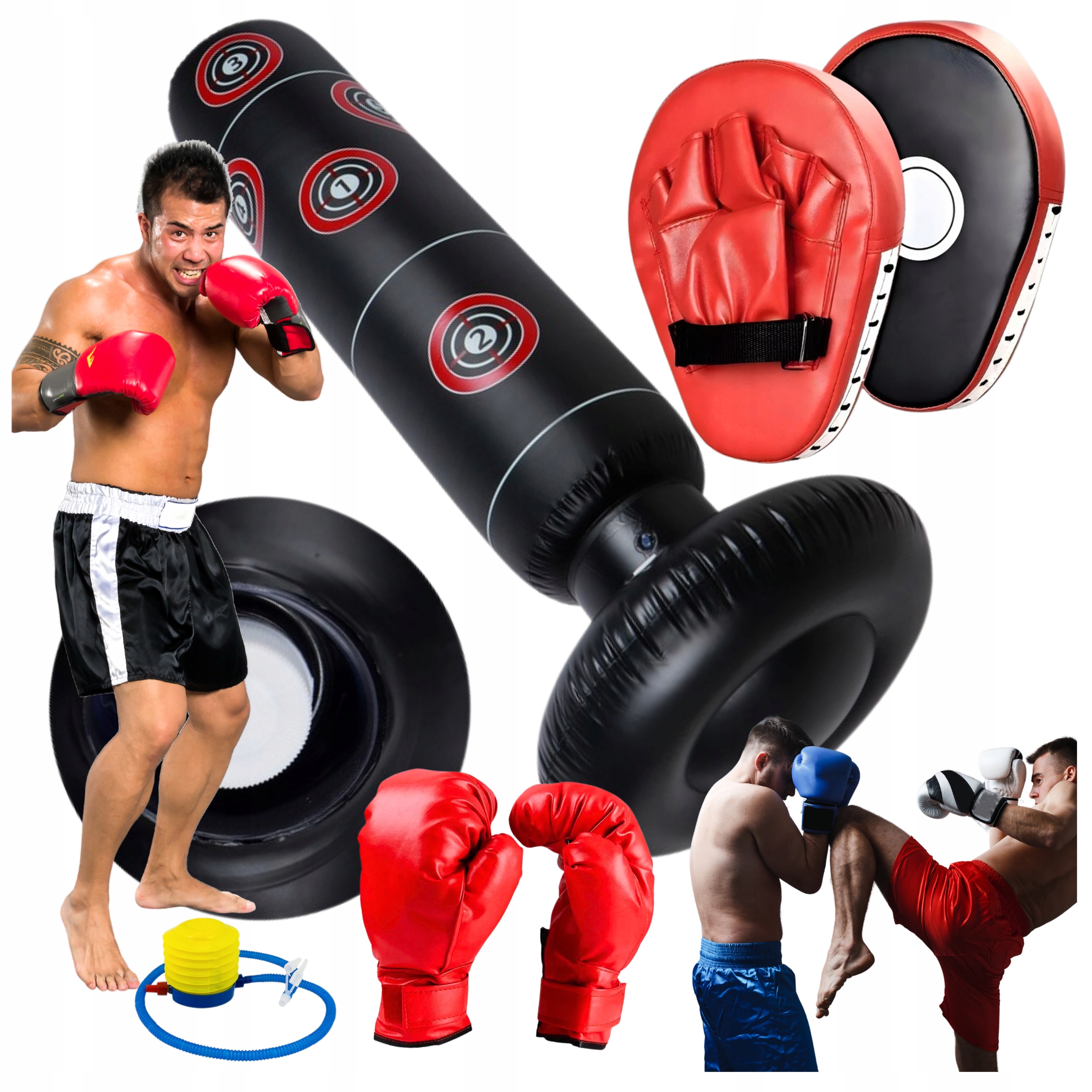 Worek treningowy Tarcza Łapa Bokserska 2szt. do boks Trenuj Mma Boksu