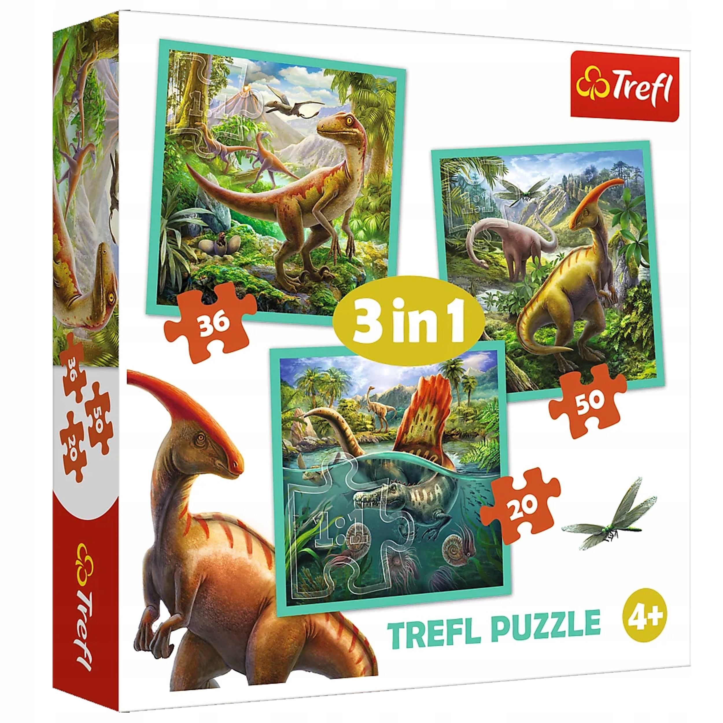 

Puzzle 3W1 Niezwykły Świat Dinozaurów Trefl 34837