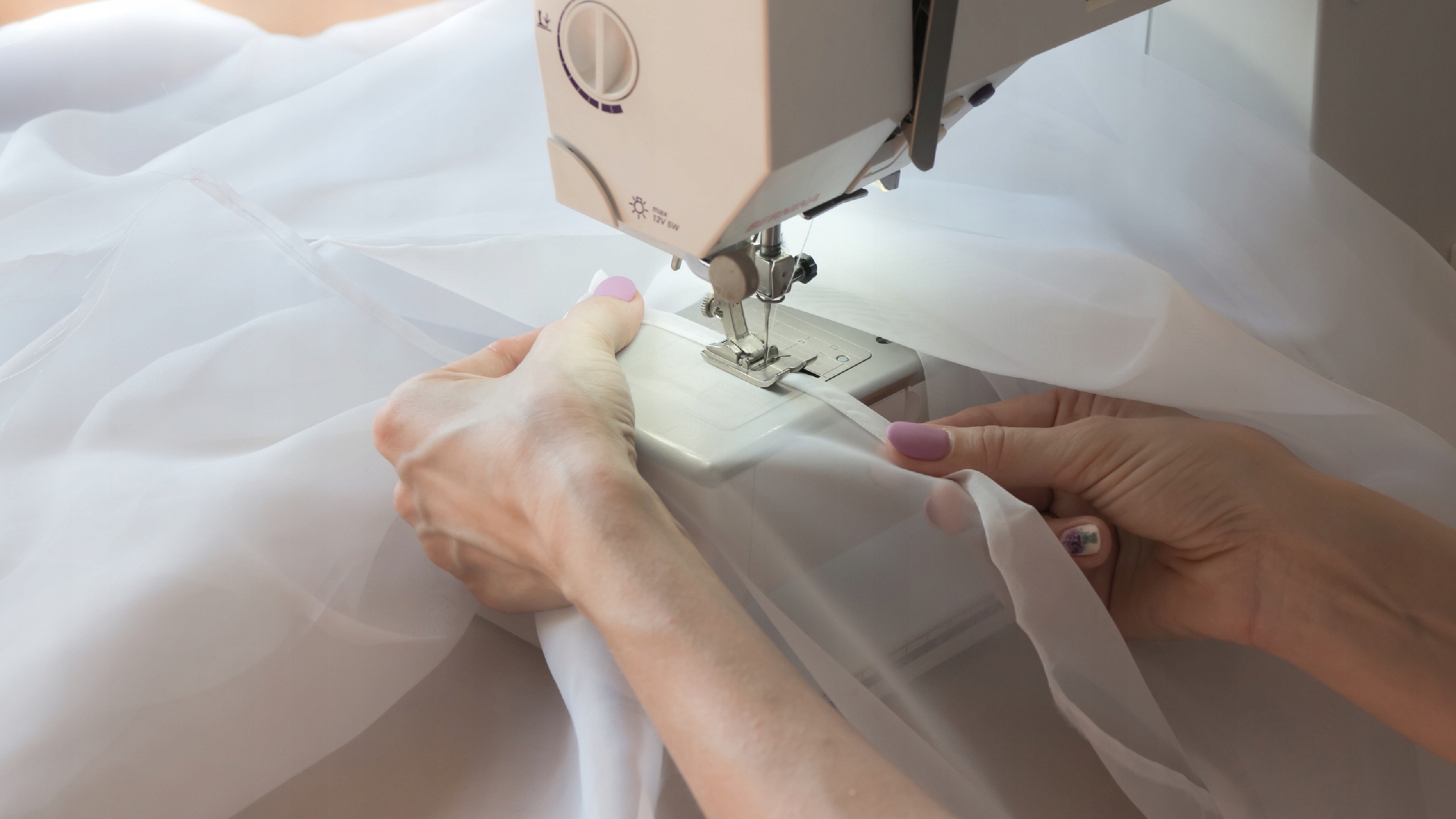 FIRANA GOTOWA GŁADKA 170x400 FIRANKI WOAL PANEL ŁAPACZ SNÓW FIRANY BIAŁE Materiał woal