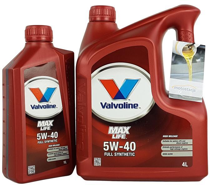

Valvoline Maxlife Synthetic 5W40 Sn/cf A3/B4 5L