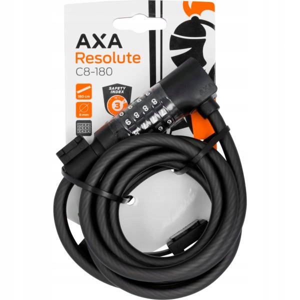 Zapięcie Axa Resolute 180/8 z zamkiem szyfrowym
