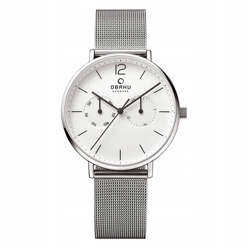 Pánské Hodinky Obaku Denmark V182GMCWMC stříbrný náramek