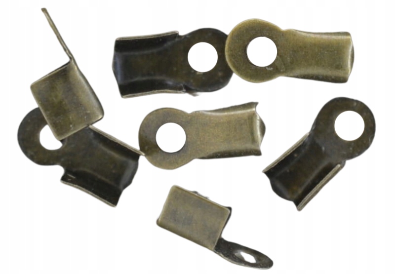 [17123] Końcówka sznurka brąz 8,5mm*3mm 50szt