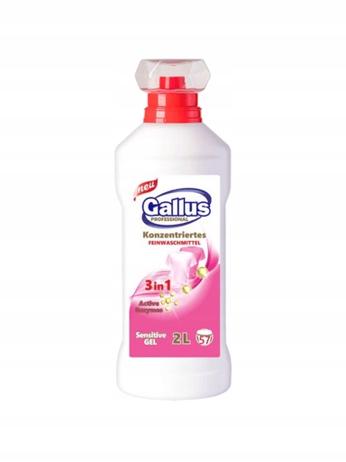 Levně 3x Gallus Sensitive Gel na praní jemných tkanin 2L (57 praní)