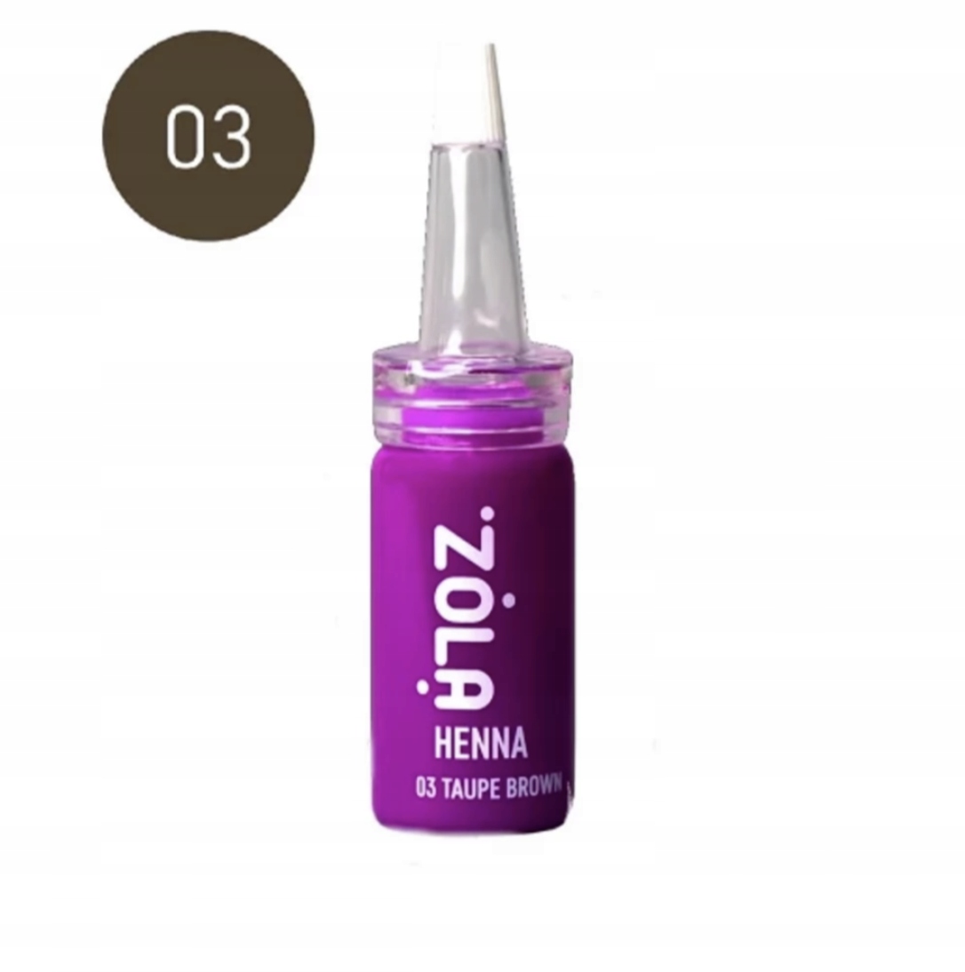 Zola Henna na barvení obočí 10 g 03 taupe hnědá