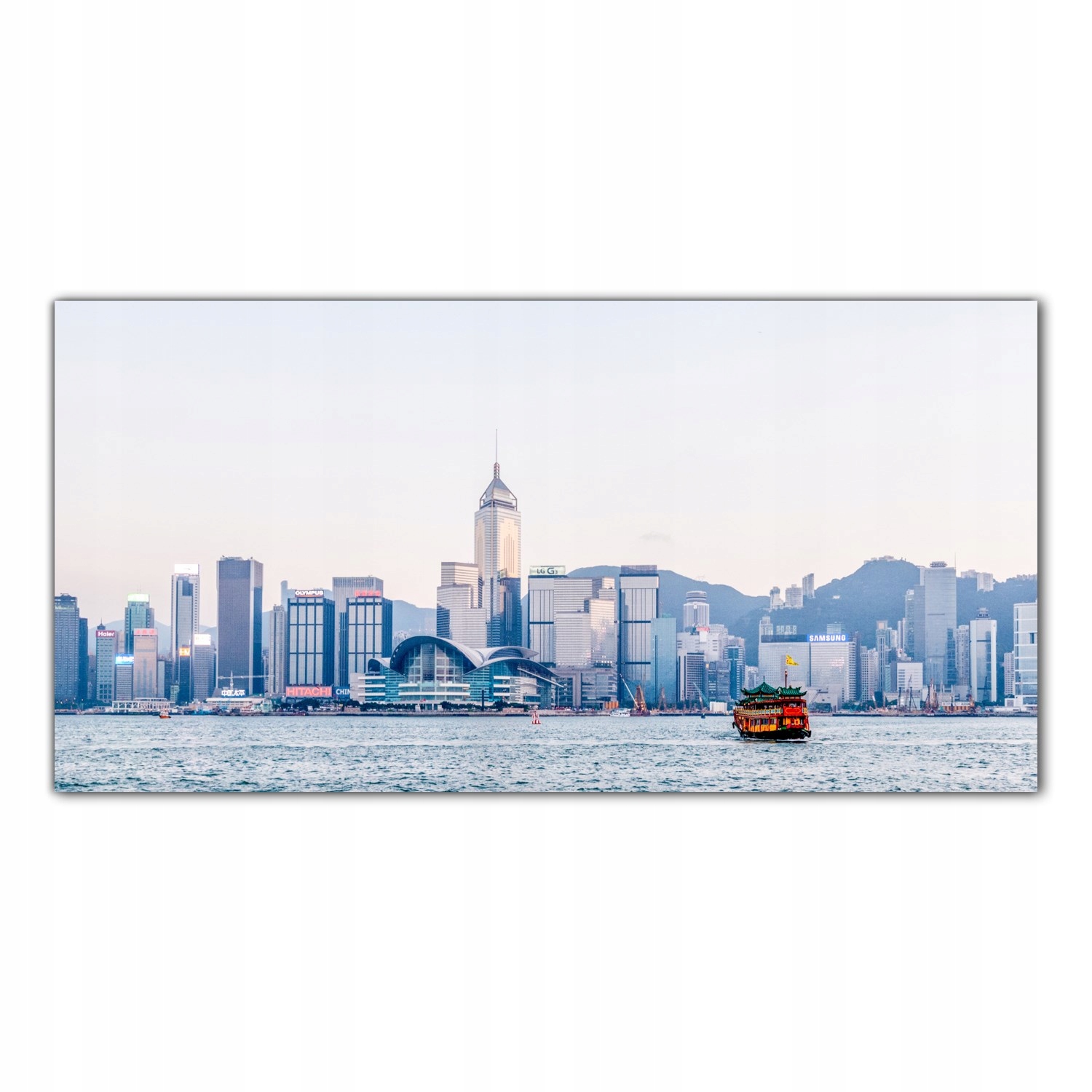 

Obraz Szklany Foto-obraz Hong Kong Miasto 100x50