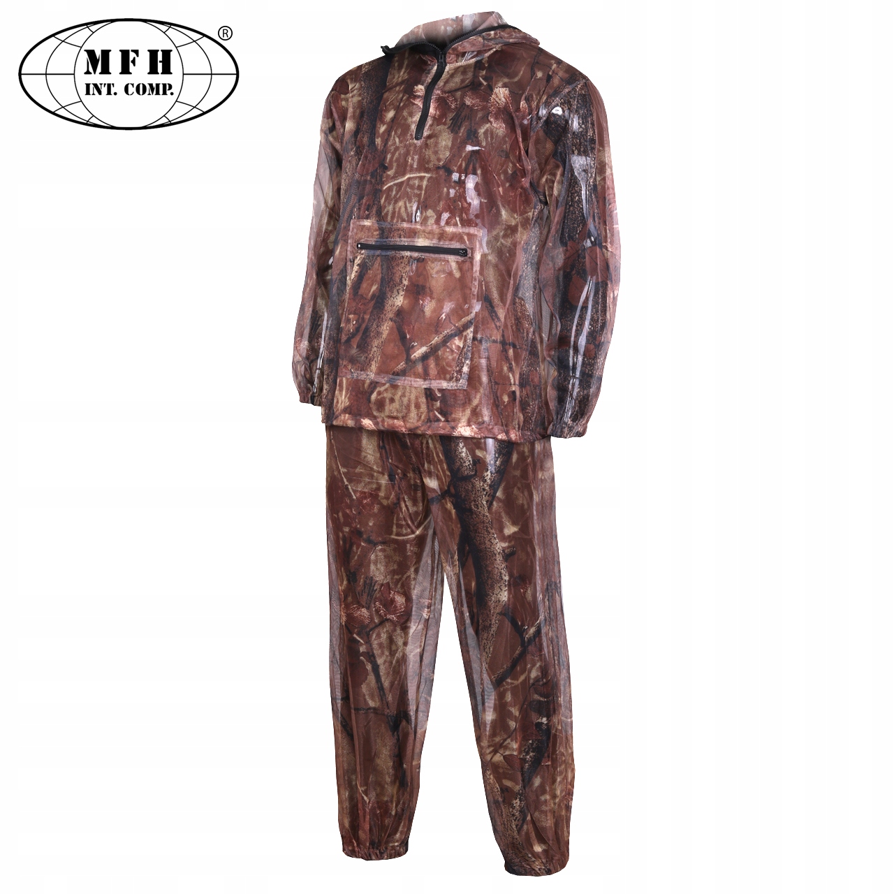 UBIÓR OCHRONNY MOSKITIERA Myśliwska Wędkarska MORO + Gratis Model Moskitiera Ochronna REAL TREE