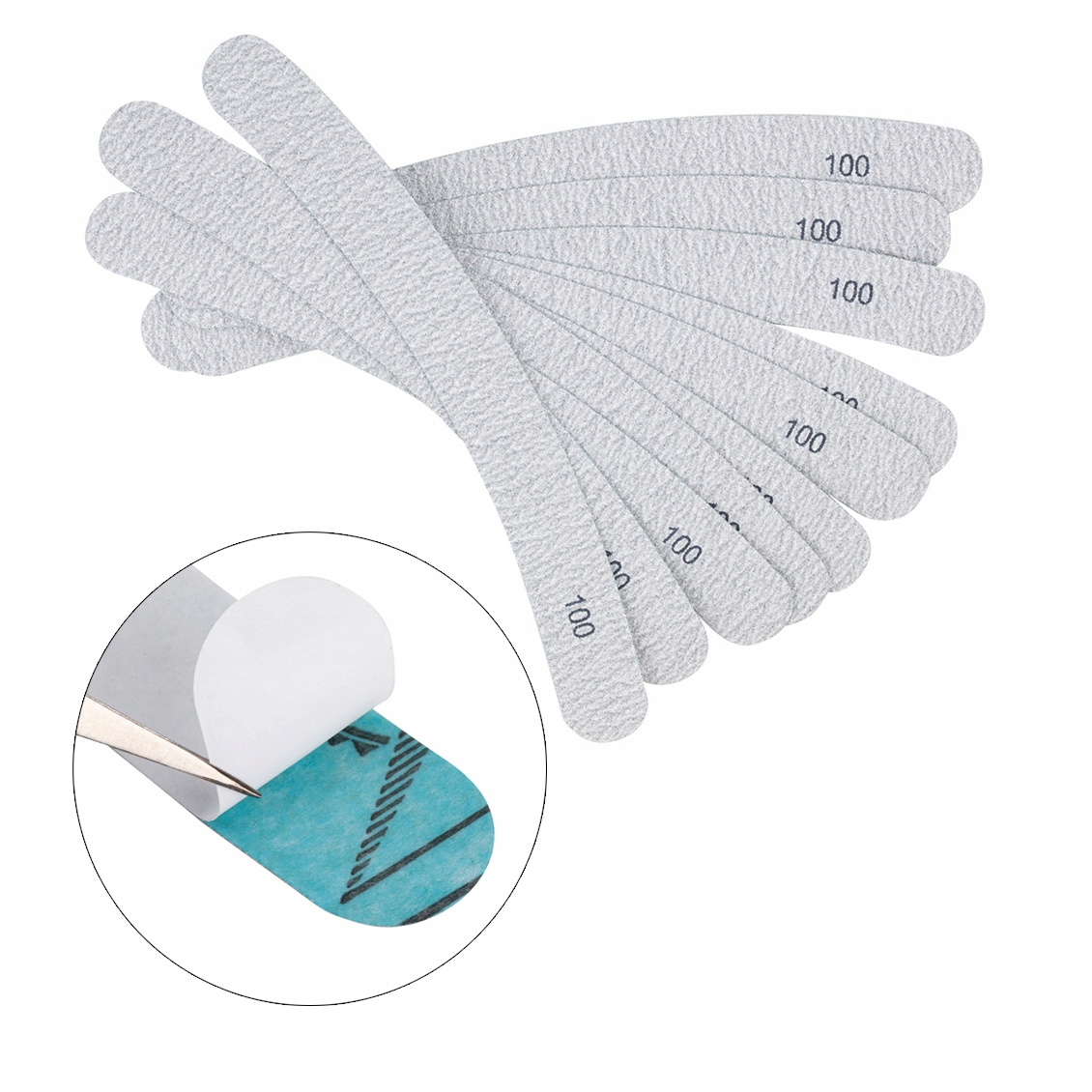 

Nakładki Ścierne Pilnik Metalowy Banan 100 10 szt