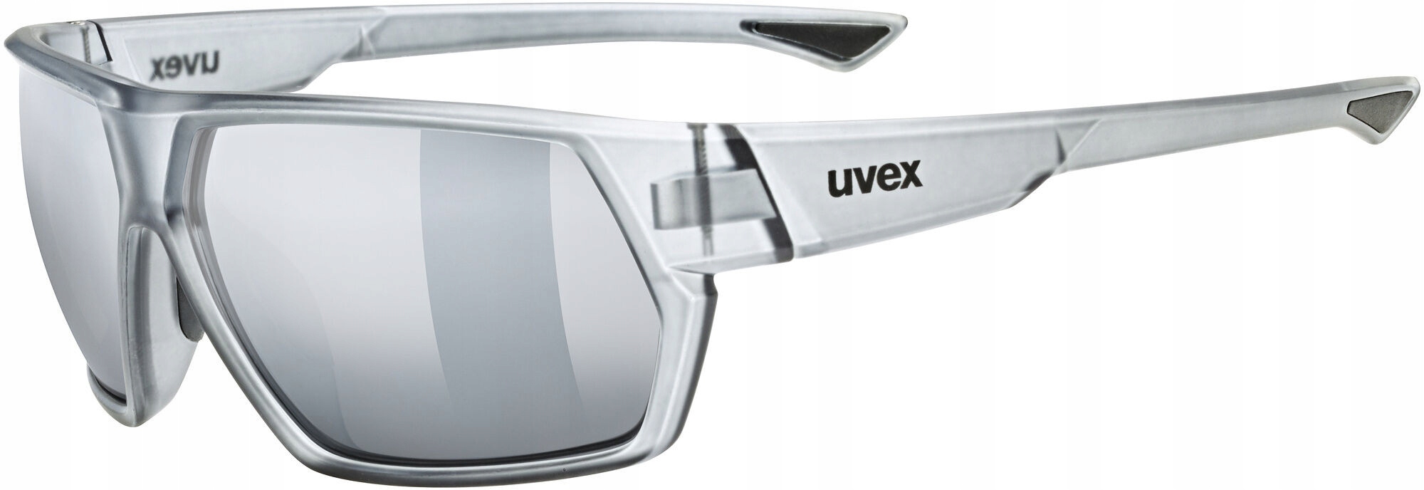 Sportovní cyklistické brýle Uvex Sportstyle 238 smoke matt mirror stříbrné S3