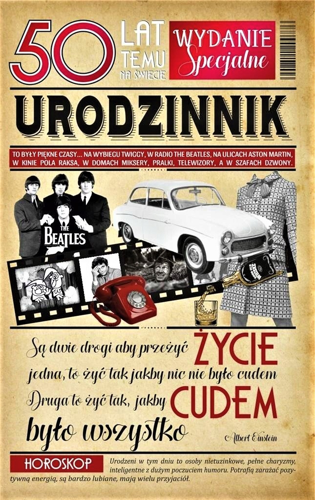 

Śmieszna Kartka na 50 Urodziny Kobiety Mężczyzny