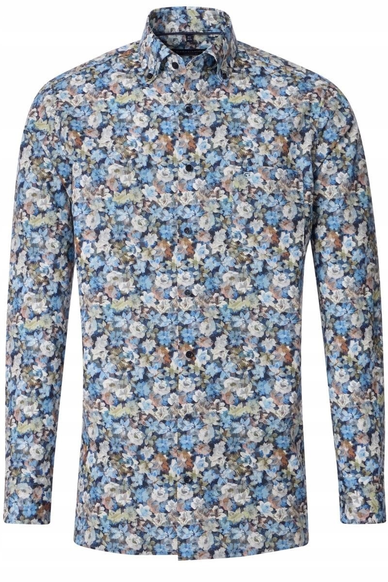 Casa Moda Velká Havajská Košile S Květinami, Velké Velikosti, Velikost 4XL