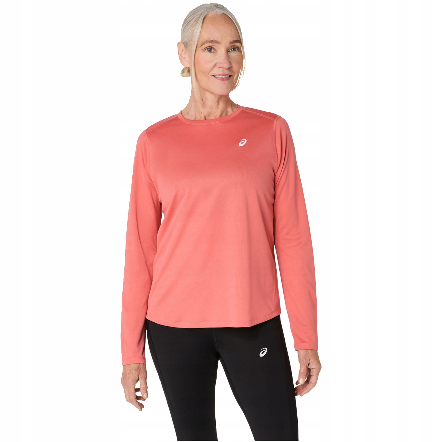 Dámský top s dlouhým rukávem Asics Core Ls Top [s] Polyester , růžový