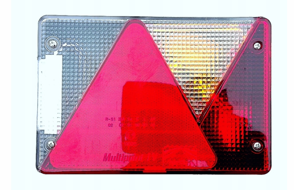 LAMPA TYLNA PRZYCZEPY PRAWA Z TRÓJKĄTEM ODBLASKOWYM MULTIPOINT 4 IV ASPOCK