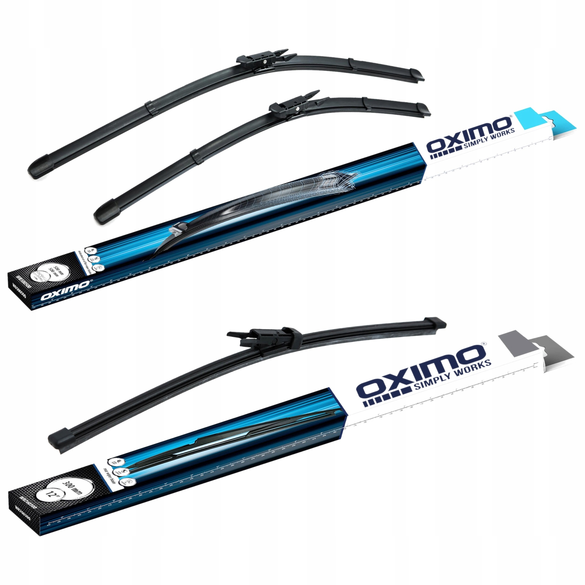 Wycieraczki do szyb Oximo Bmw 1 (E87) Hatchback 04/06-11/12 Przód+tył