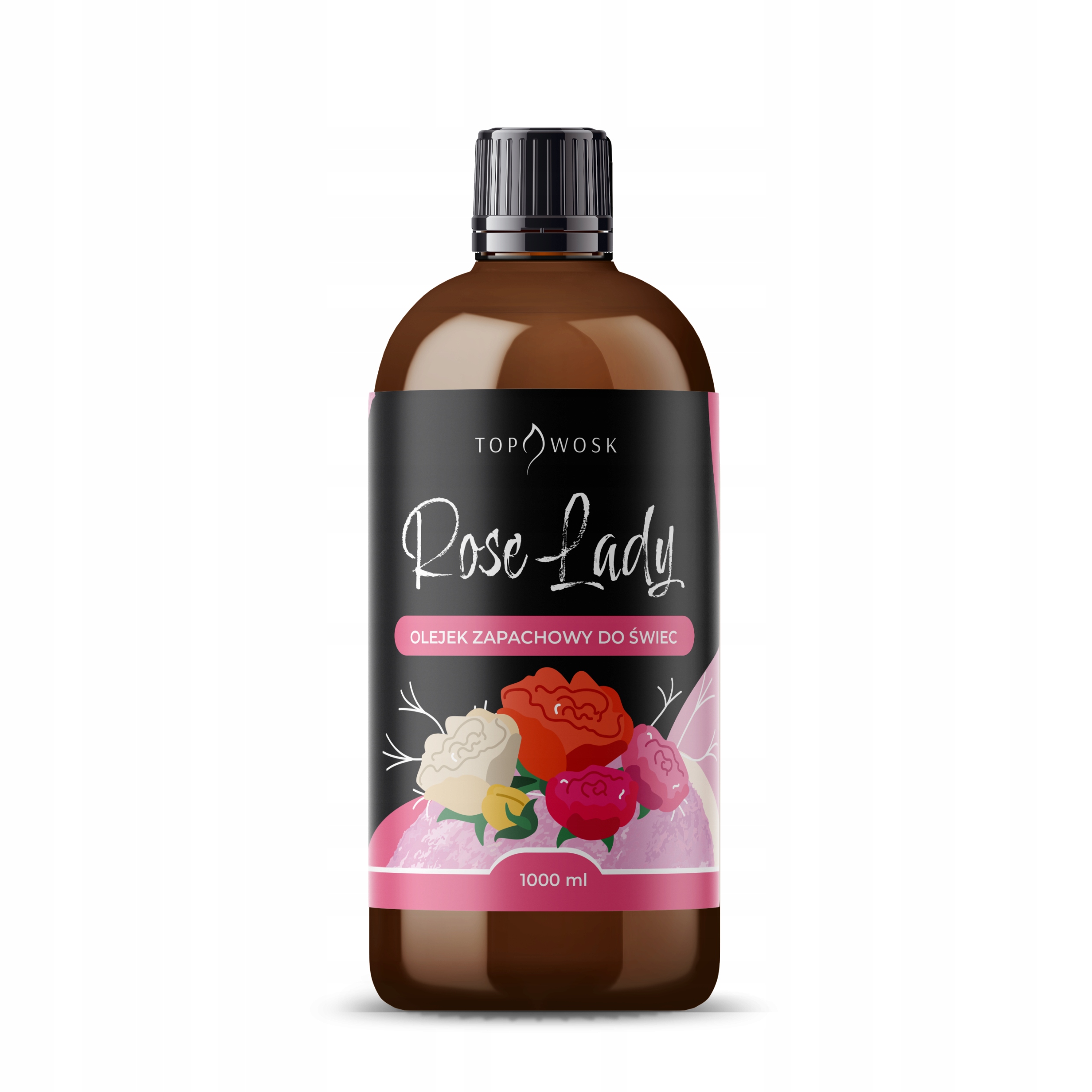 Vonný olej do sviečok Rose Lady 1000 ml, vôňa do parafínového vosku