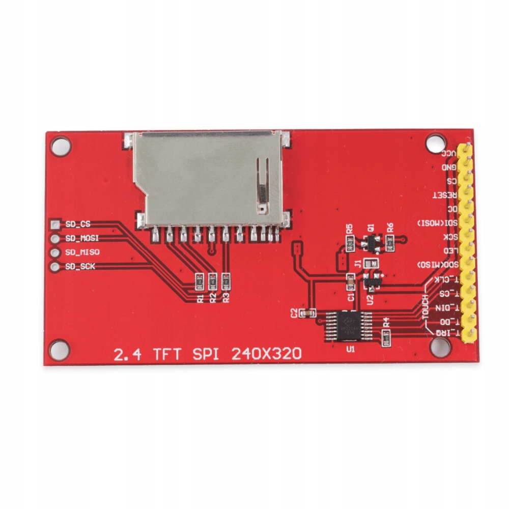 Wyświetlacz TFT Arduino 2,4" SPI ILI9341 SD Rodzaj wyświetlacz