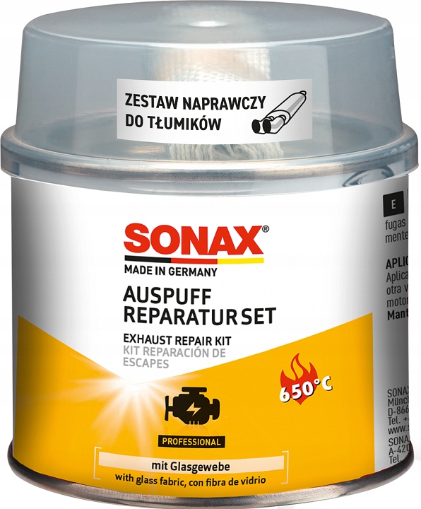 

Sonax Do Naprawy Tłumików Zestaw Z Taśmą do 650C