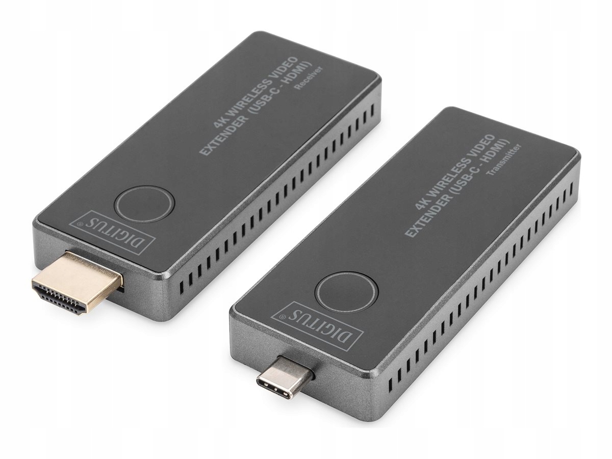 Digitus 4K Wireless Video Extender, 30 m (usb-c Hdmi) DS-55324 Black/