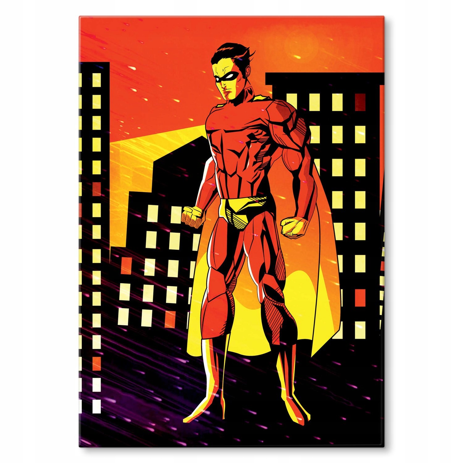 Kovový plakát Superhrdina Dárek 42 x 59 cm