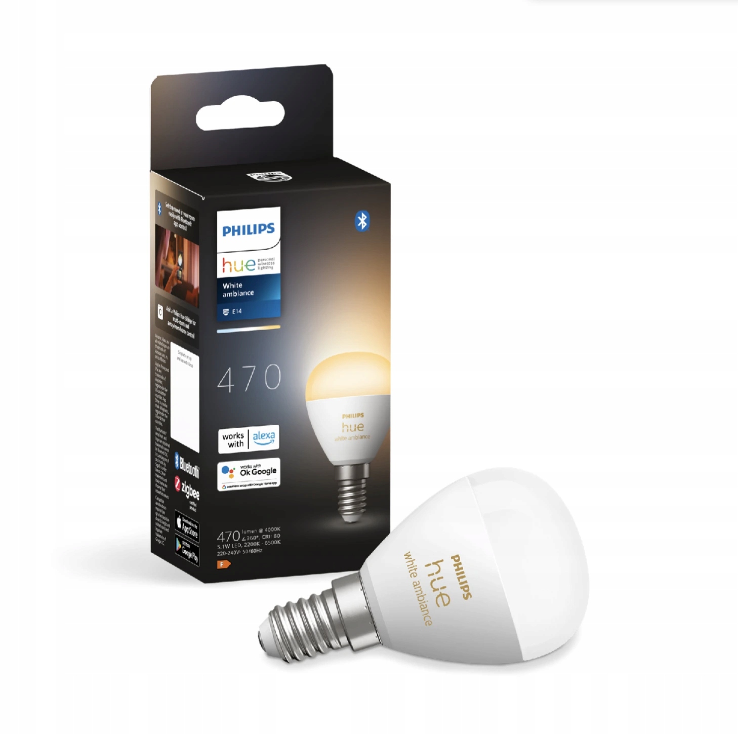 Philips Hue Led žárovka Wa E14