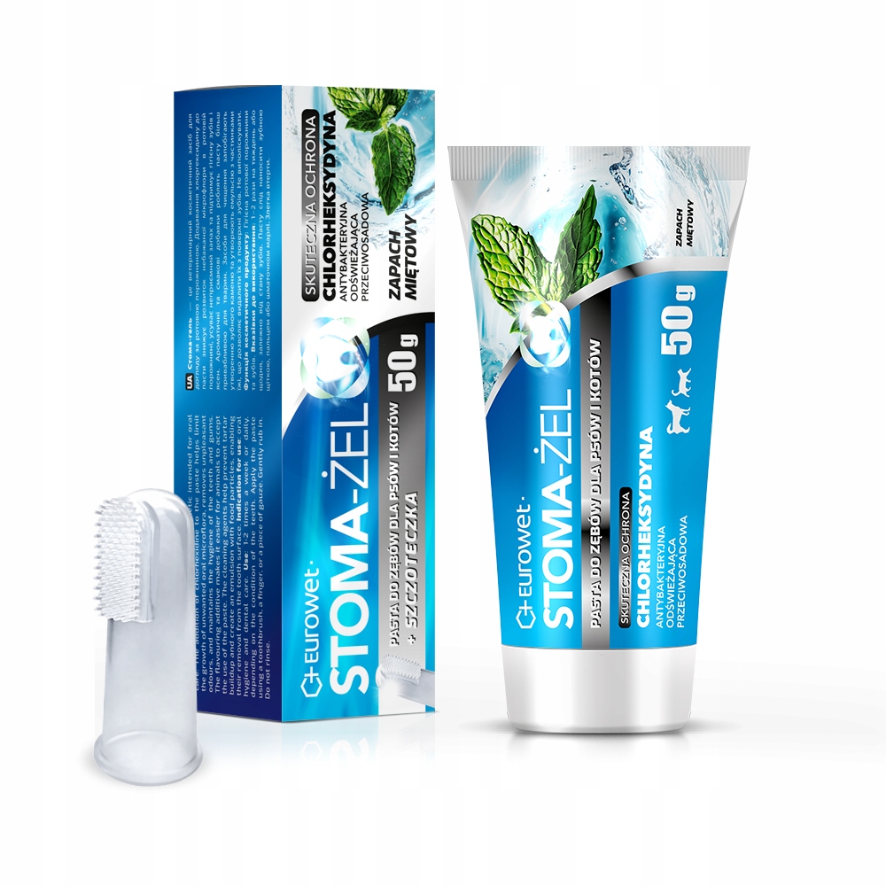 Levně Stoma-gel Pasta na péči o zuby pro psy a kočky