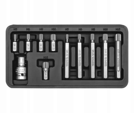 

Zestaw Bitów Spline 11szt YT-0415 Yato