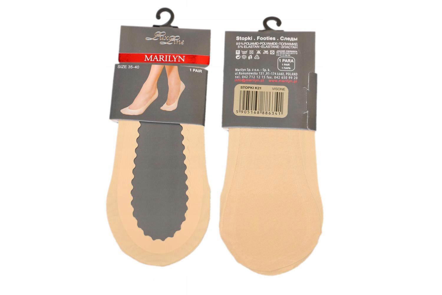 

Marilyn Stopki K21 35-41 visone Lux Line silikon