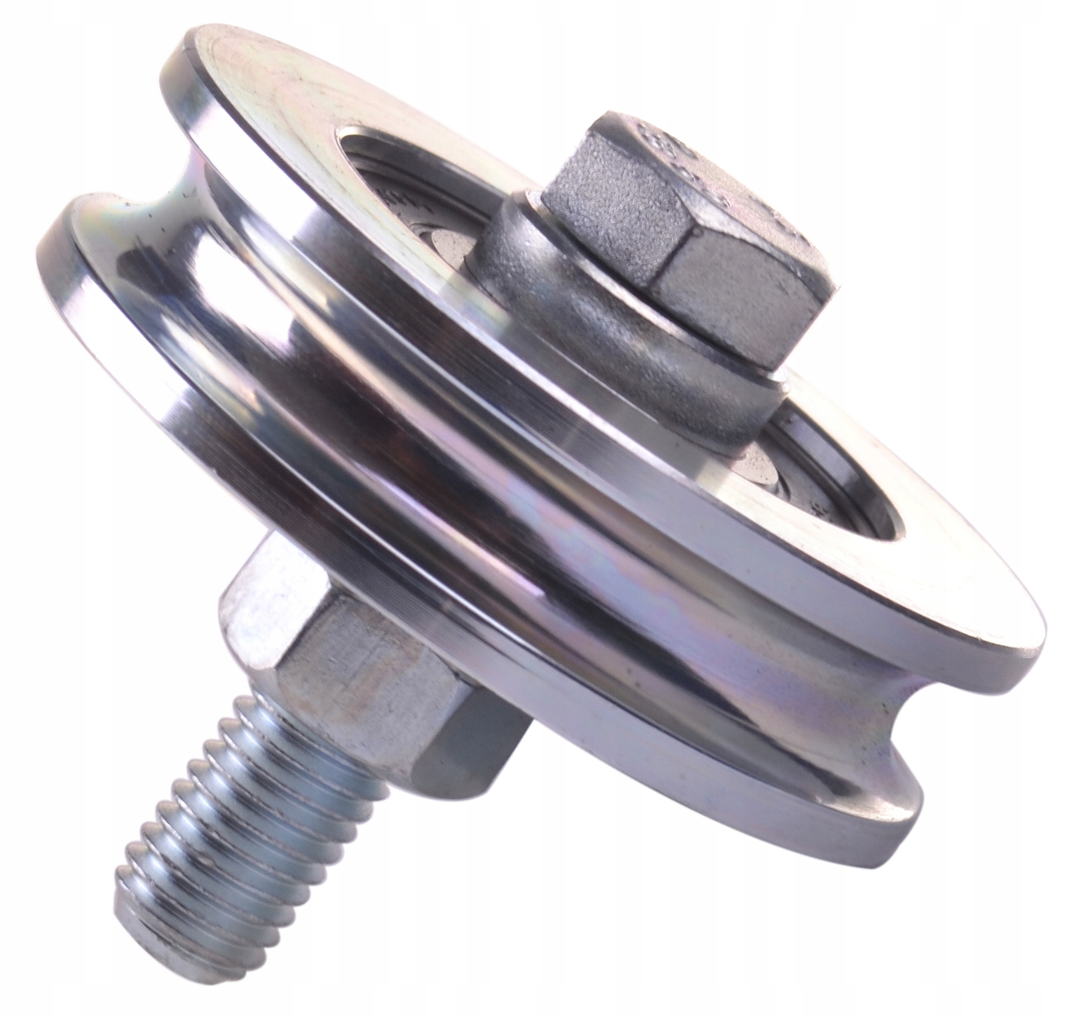 

Rolka profilowana na linkę fi 58 linka fi10 mm M10