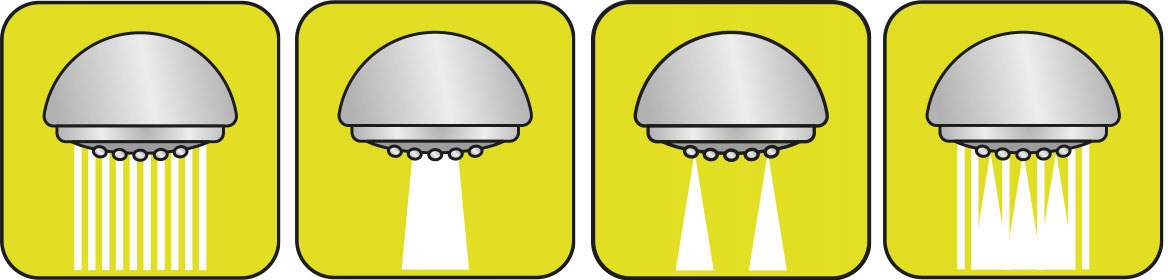 SŁUCHAWKA PRYSZNICOWA 4 FUNKCJE FALA Marka Fala