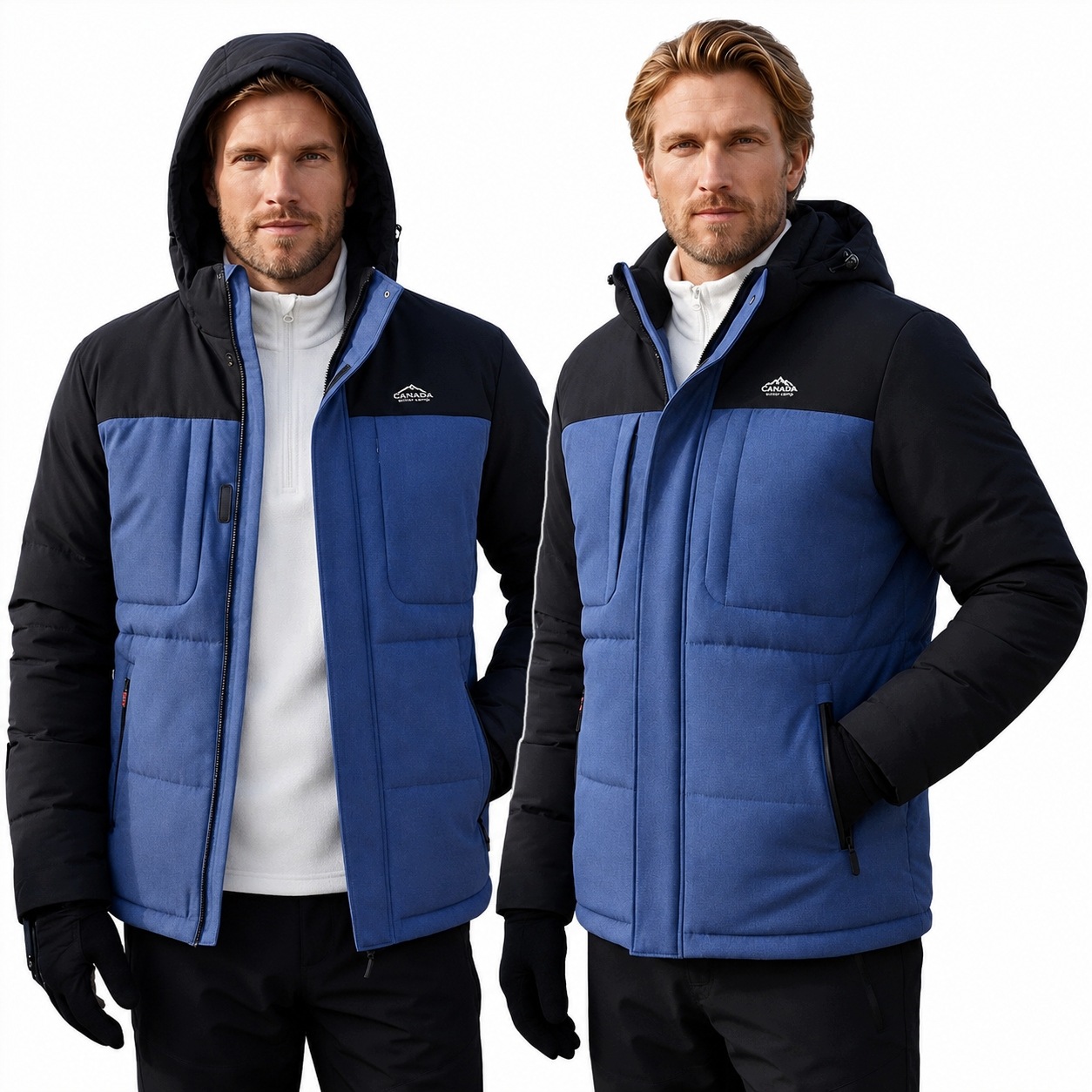 Canada Narciarska Kurtka Zimowa Męska Ciepła Na Stok Membrana 8.000 r.4XL