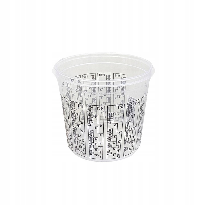 CARFIT KUBEK - POJEMNIK LAKIERNICZY Z PODZIAŁKĄ 200 x 385ml