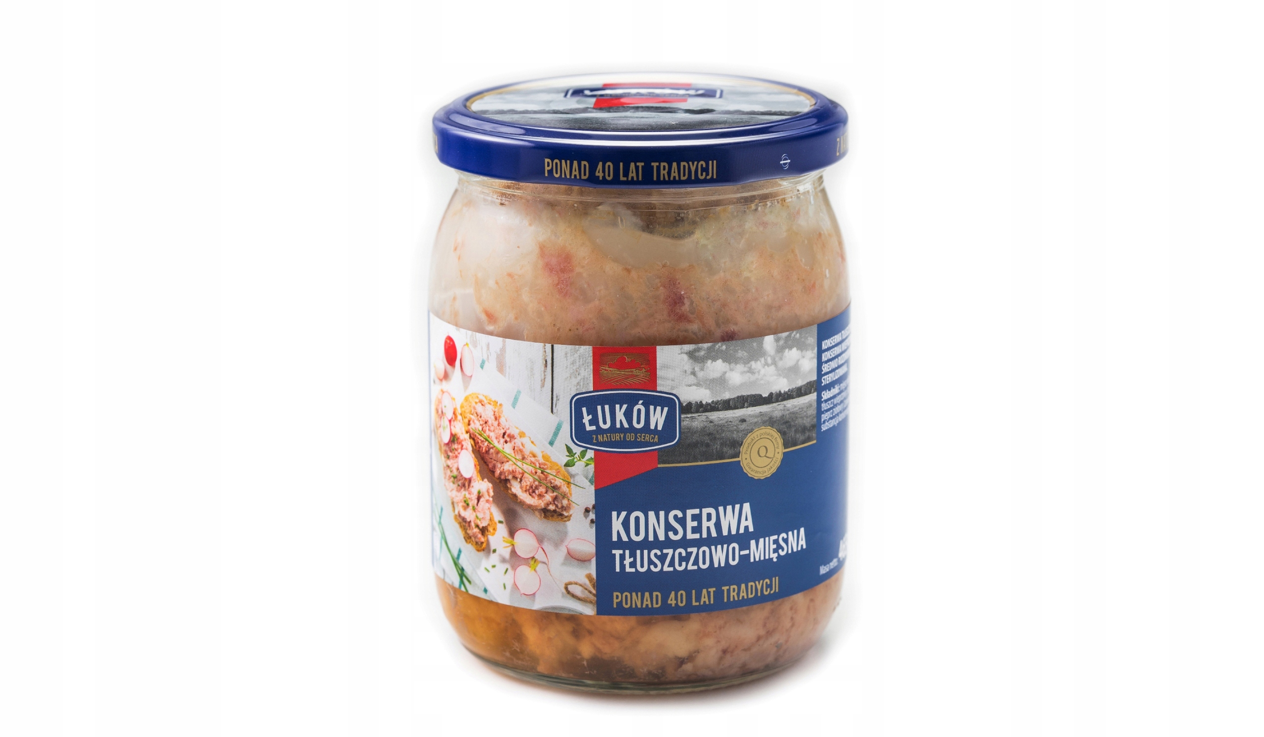Levně Tuková A Masová Konzerva 465 G x 6 Kusů Łuków